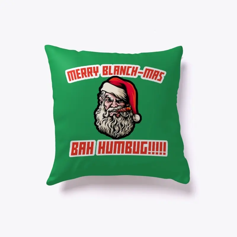 Merry Blanch-mas Pillow