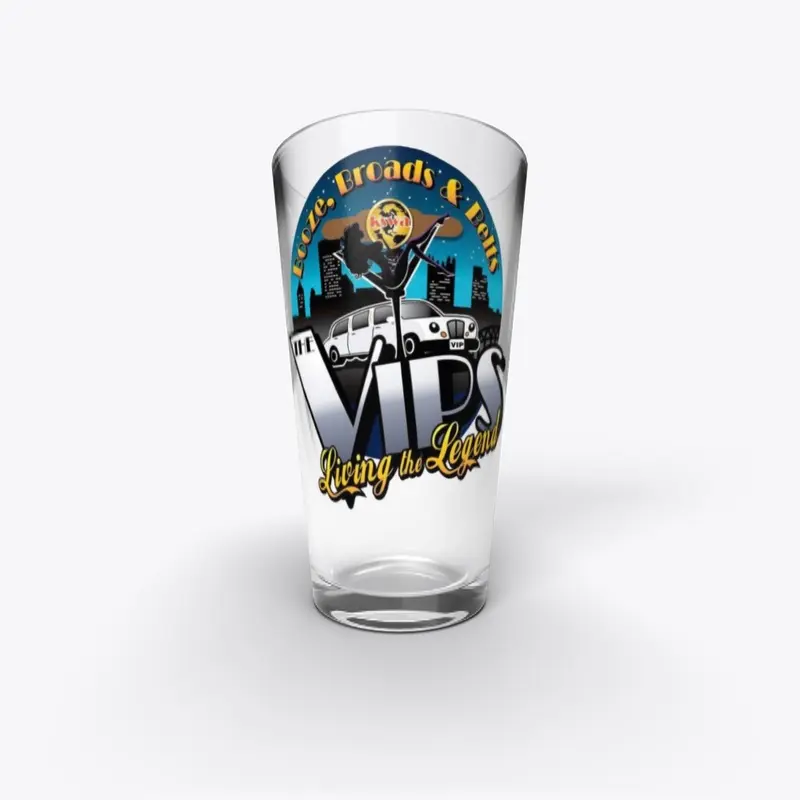 Booze, Broads & Belts - Pint Glass