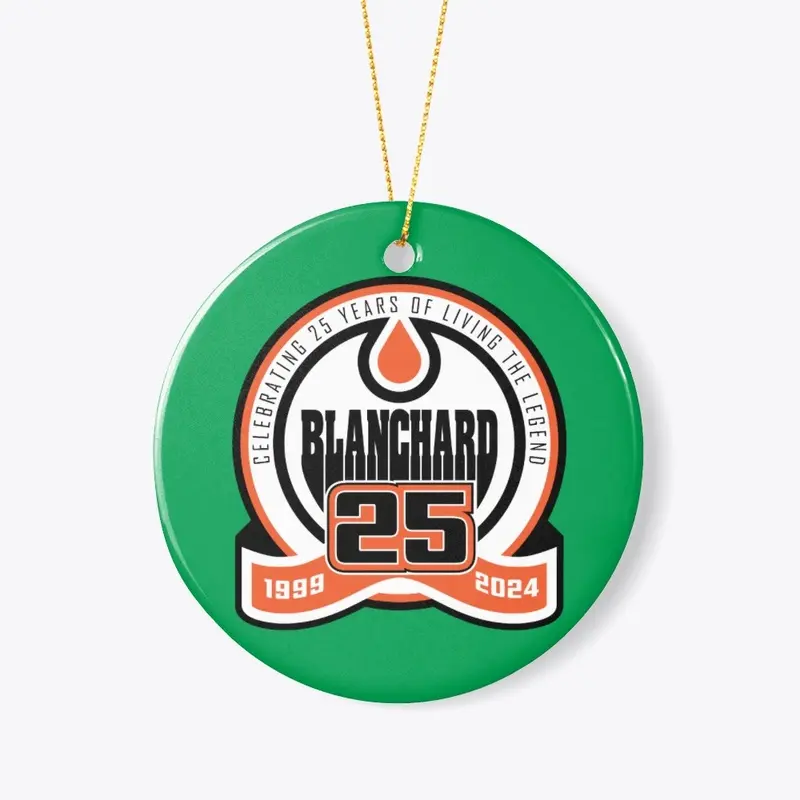 Blanchard 25th Anniversary Ornament