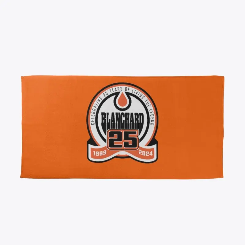 Shawn Blanchard 25th Anniversary Towel